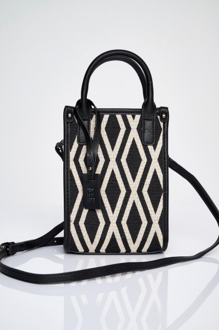 Patterned purse - Black