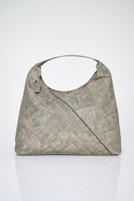 Leather-effect shopper bag - Elephant