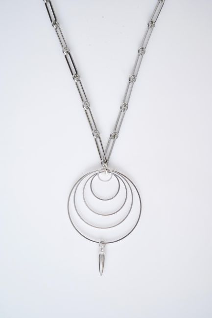 Chain necklace with element - Silver