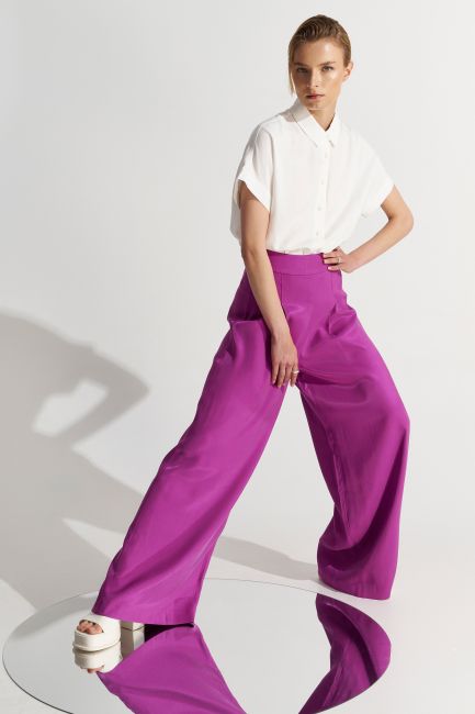 Παντελόνι ψηλόμεσο formal - Purple