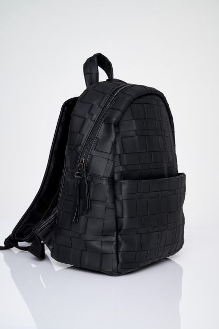 Knitted backpack - Black